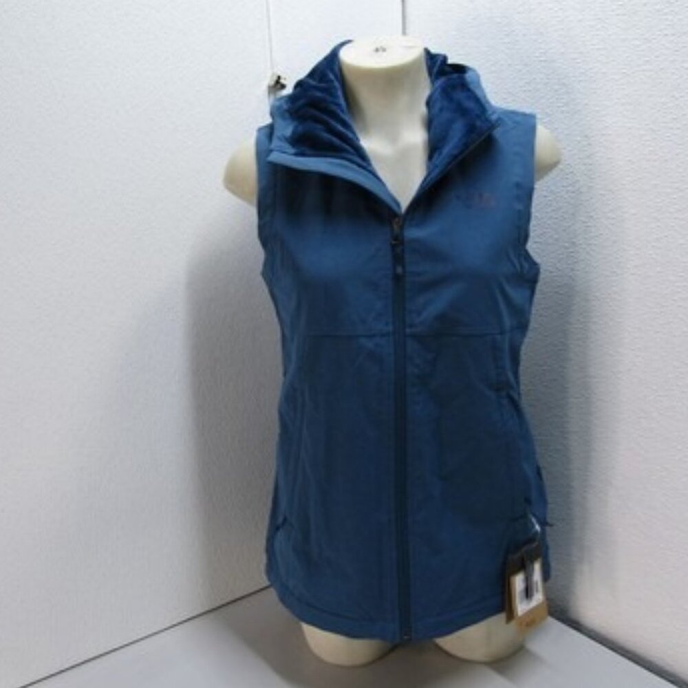 The North Face Women’s Shelbe Raschel Hooded Fleece Vest Monterey Blue Size S